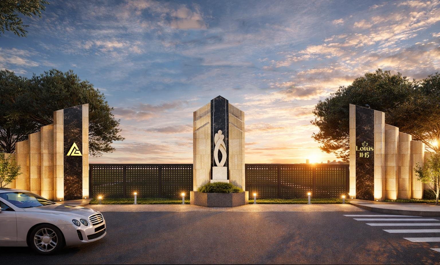 Lotus 1145 Phase 2 entrance gate